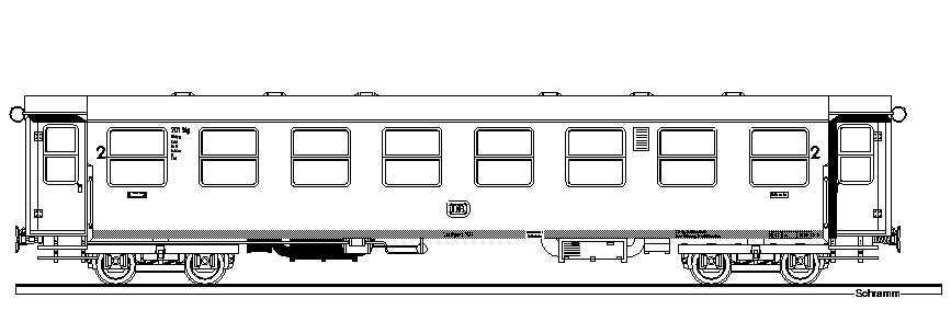 Zeichnung vom KB4yg Neubauwagen